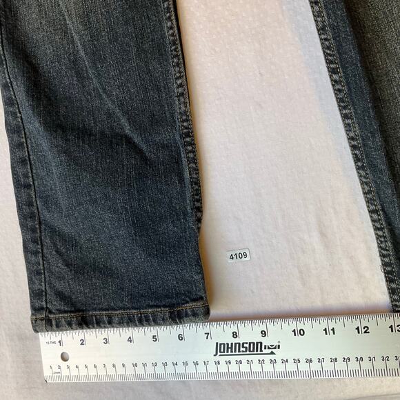 Levi’s Denizen 218 Women Girl Jeans size W30 L30 Blue Mid Rise Straight Fit - Picture 6 of 14